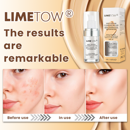 LIMETOW® 2025 Colour Changing Mature Skin Foundation