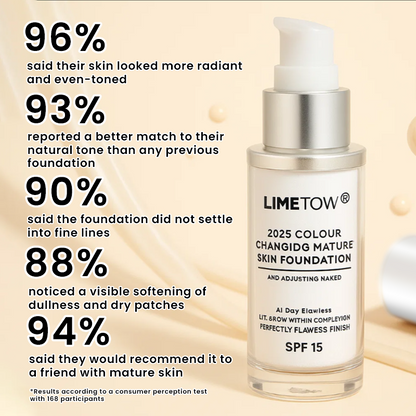 LIMETOW® 2025 Colour Changing Mature Skin Foundation